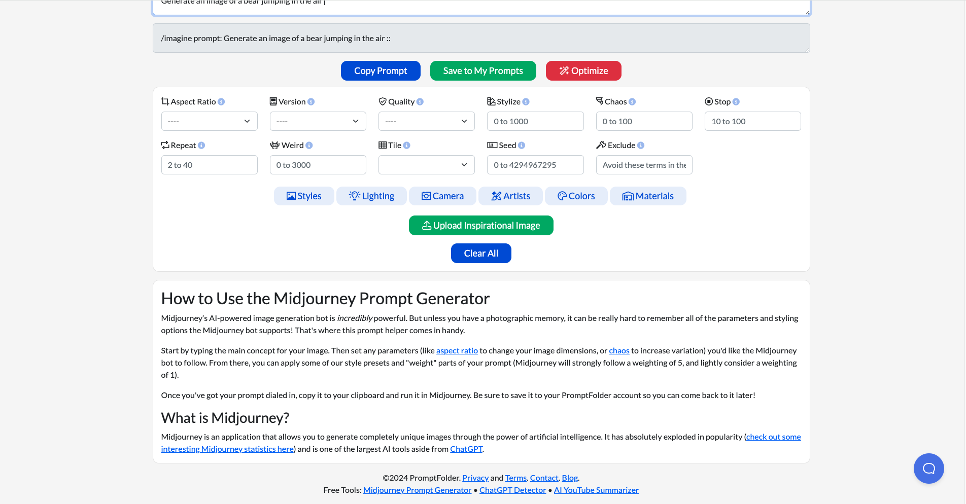 MidJourney Prompt Helper: Ottimizza le Indicazioni a MidJourney
